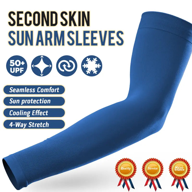 UPF50+ Cooling UV Arm Sleeves for Men Women Youth, Football Sun Covers☀️