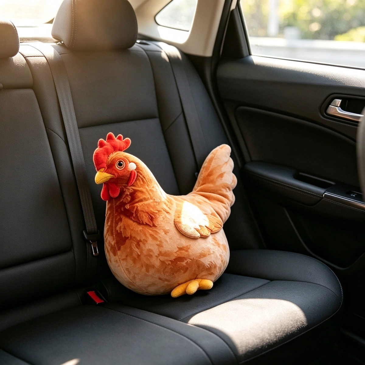 Chicken-Shaped Plush Pillow - Cute Hen Stuffed Animal π