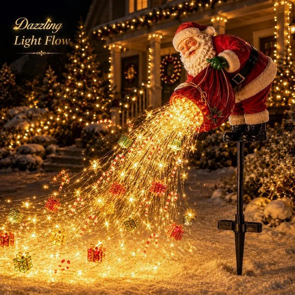 🎅Christmas Early 🎁 Santa’s Magic Pour – Flowing LED Christmas Garden Light