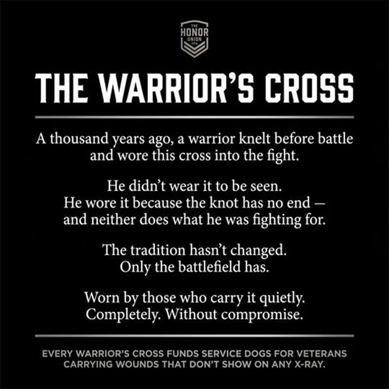 The Warrior's Cross Antique Silver Celtic Knot Pendant⚔️