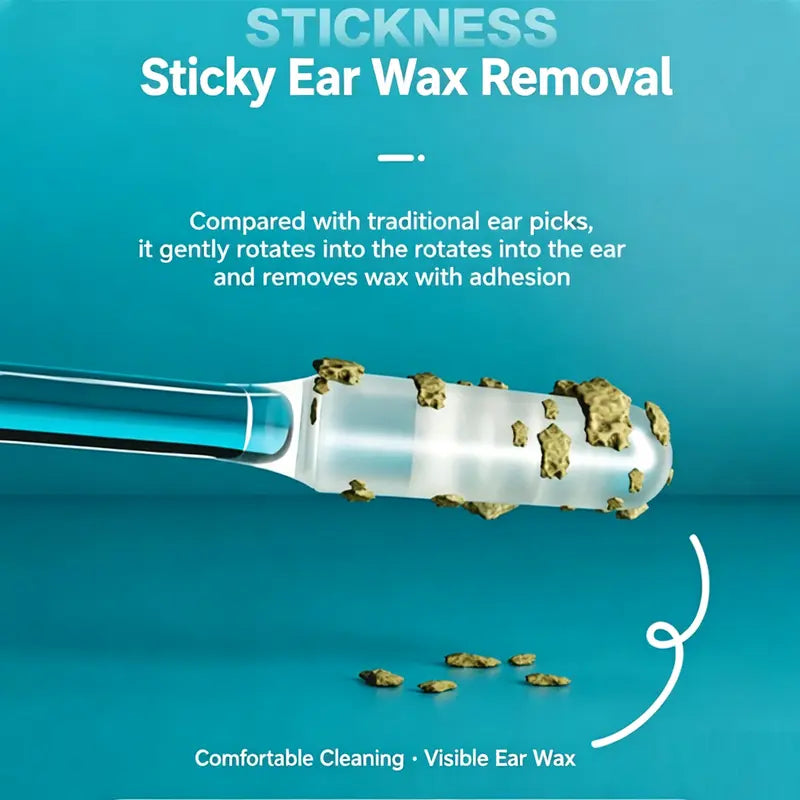 Sticky Ear Cleaning Stick for Adults, Reusable Sticky Ear Cleaner Picks👂✨