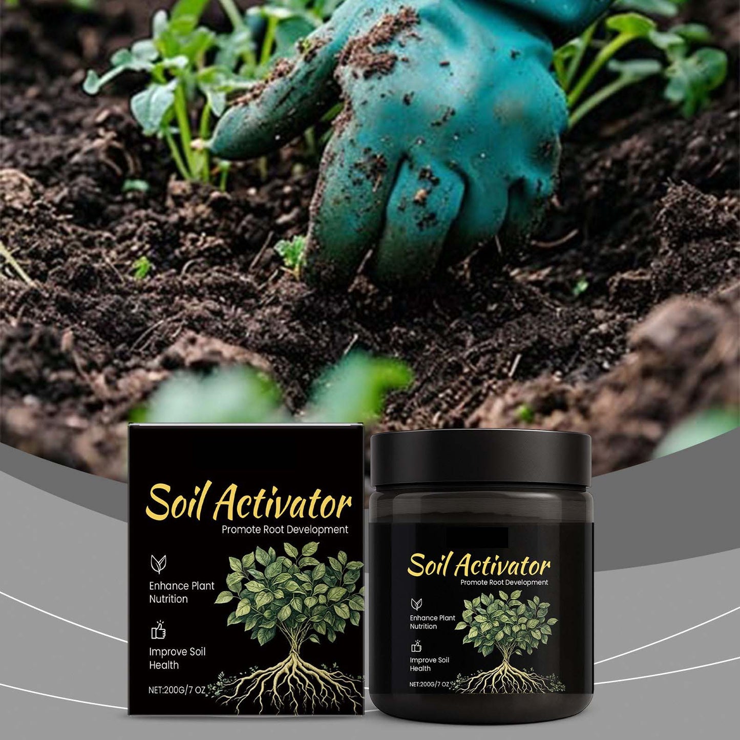 Humic Acid Soil Conditioner Concentrated Formula For Garden Lawn🌿