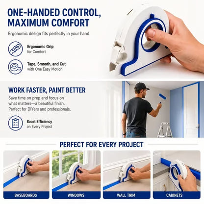 High-efficiency Painter Masking Tape Applicator 🛠️