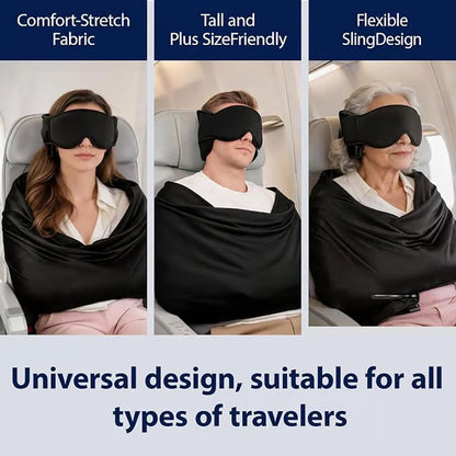 3-in-1 Airplane Sleep Support System - Carry On-Friendly Travel Bedding Accessory Set ✈️