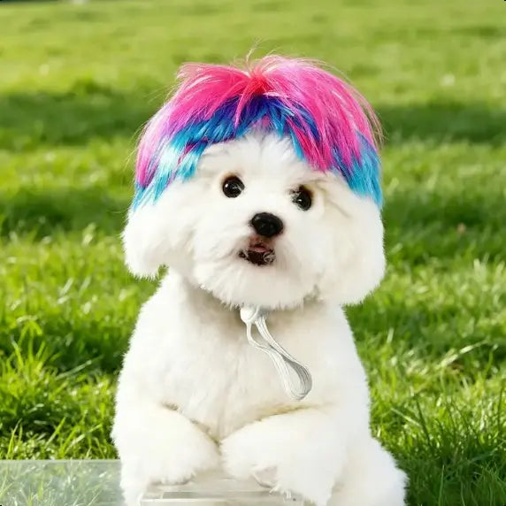 Dog Short Hair Wig Headband - Cute and Playful Pet Hair Accessory, Fun Accent, Fun🐶