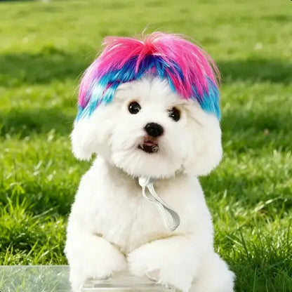 Dog Short Hair Wig Headband - Cute and Playful Pet Hair Accessory, Fun Accent, Fun🐶