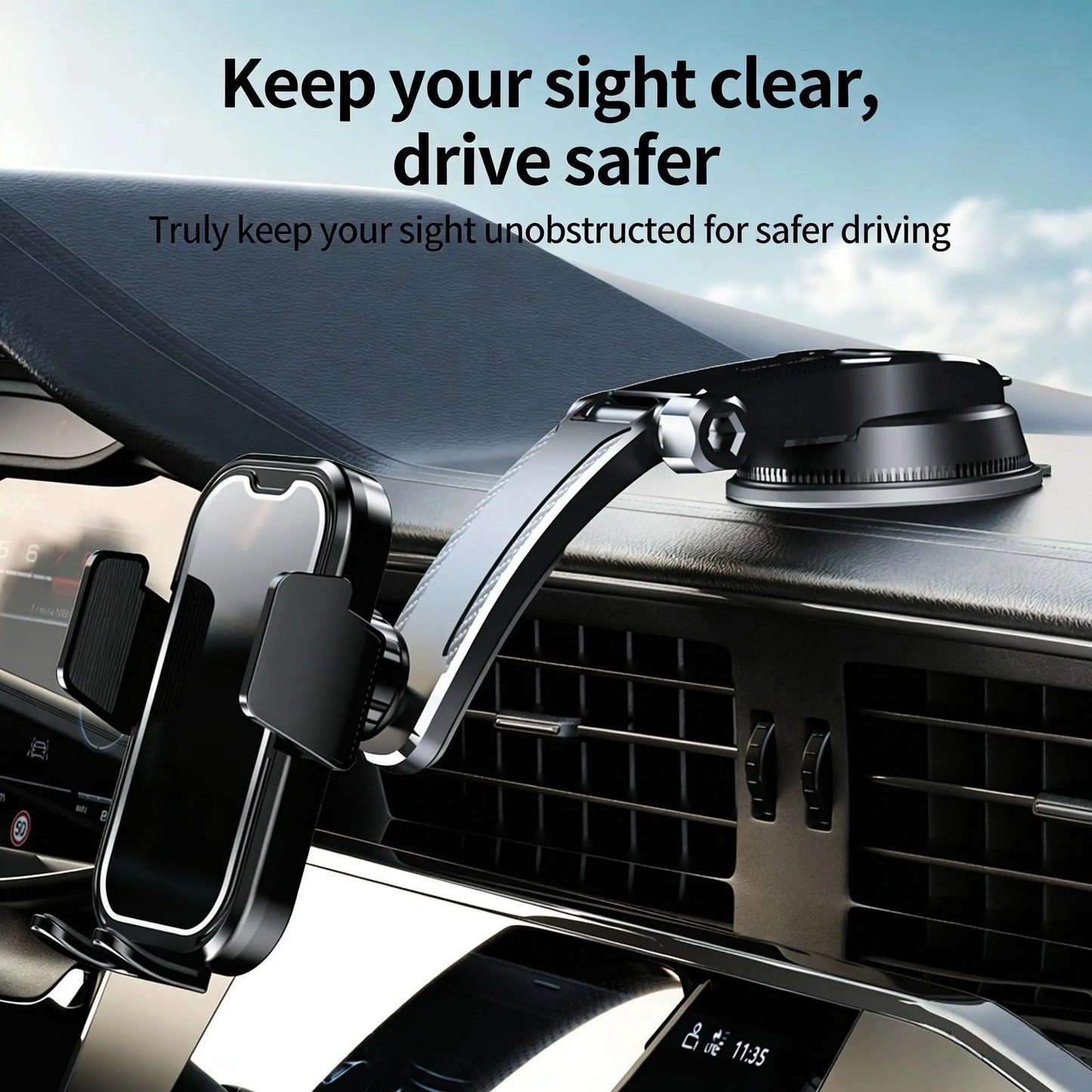 Car Phone Holder 2026 Ultimate Phone Holder for Your Car Windshield Dashboard Cell🚗 📱