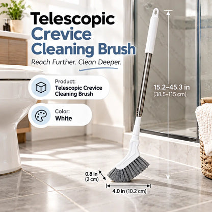 Adjustable Length Stainless Steel Telescopic Long Handle Crevice Cleaning Brush🧼