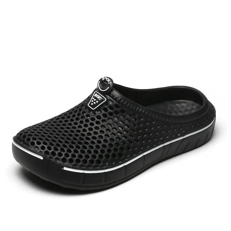 Unisex Quick-Dry Mesh Slip-On Mules,Breathable Work Shoes for Garden, Shower, Travel & Outdoor👟💨