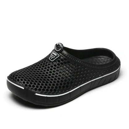 Unisex Quick-Dry Mesh Slip-On Mules,Breathable Work Shoes for Garden, Shower, Travel & Outdoor👟💨