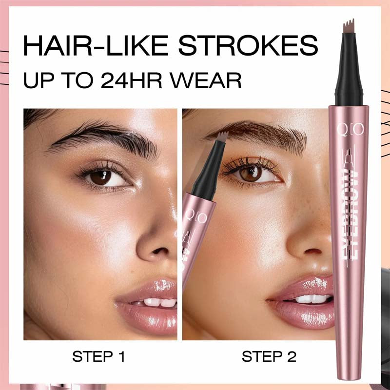🖌️ Waterproof Micro-Fork Brow Pencil – Natural Hair-Like Brows👁️