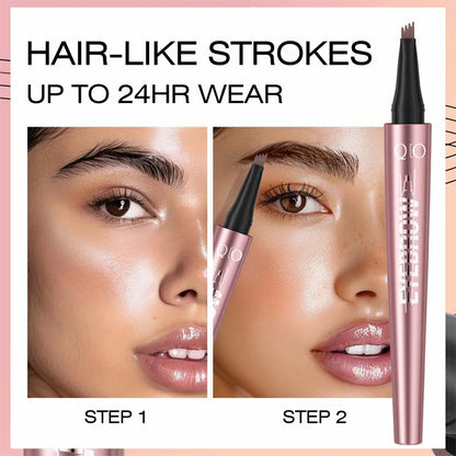 🖌️ Waterproof Micro-Fork Brow Pencil – Natural Hair-Like Brows👁️