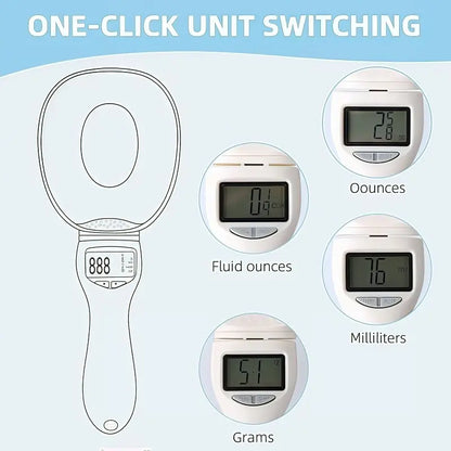 High Precision Digital Measuring Spoon Scale - 800g-0.1g LCD Kitchenware Scoop Utensils ⚖️