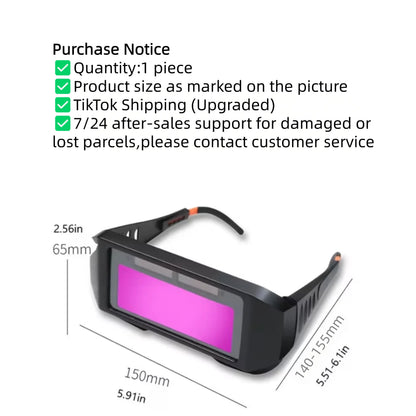 Industrial Welder Safety Glasses, Auto‑Darkening Welding Goggles🕶️🛡️