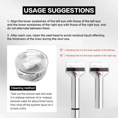 Reusable Lower Eyelash Stamp & Fine Liner Makeup Kit🦋
