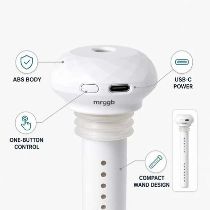 Mini USB Cool Mist Portable Donut Humidifier, Unlimited Water Tank Small Desktop Mist Maker 💧