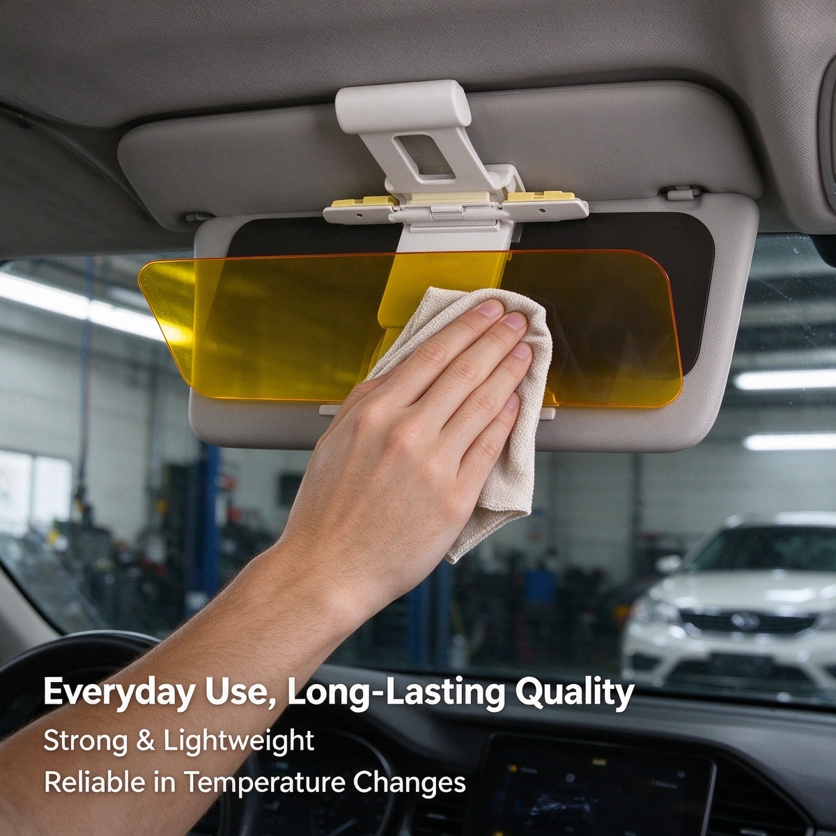 Adjustable Car Anti-Glare Sun Visor, Dual Color Day Night Driving Shield ☀️