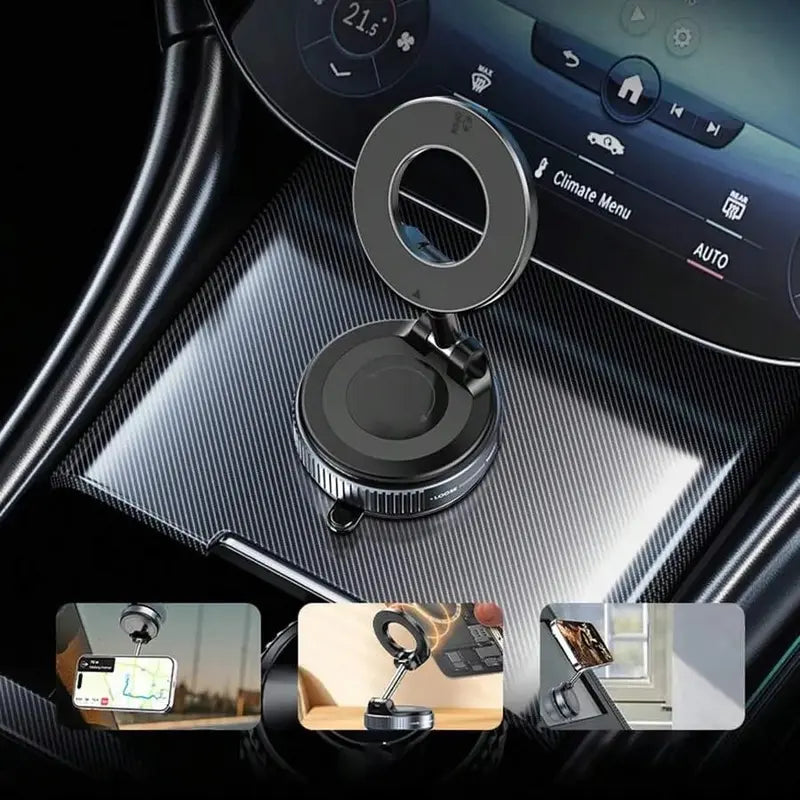 Guccqueen 2.0 Foldable Magnetic Car Phone Holder - 20 N52 Magnets 📱