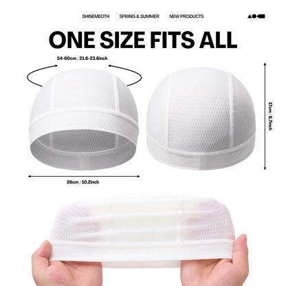Full Mesh Cooling Helmet Liner Skull Cap - Ultra Breathable Sweat Wicking Hat for Hard Hats🧢
