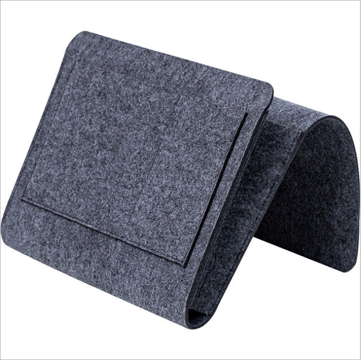 Bedside Caddy, 5 Pockets Felt Bedside Storage Organizer, Hanging Storage Organizer 🛏️