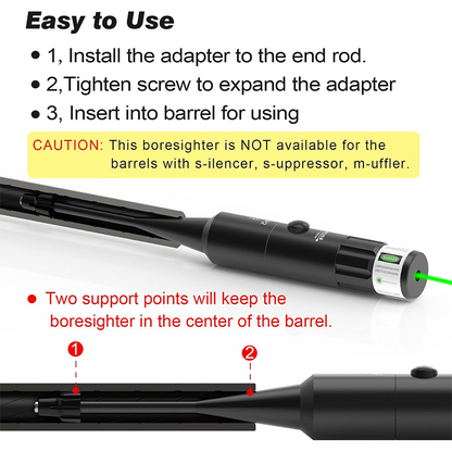 Multiple Calibers Laser Bore Sight Kit🎯