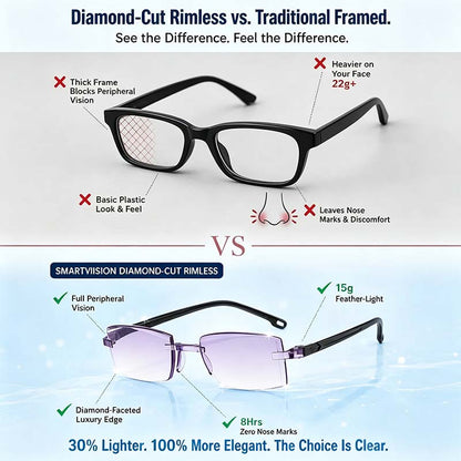 [Regain Your Youthful Vision] Smart Zoom Diamond-Cut Reading Glasses👓