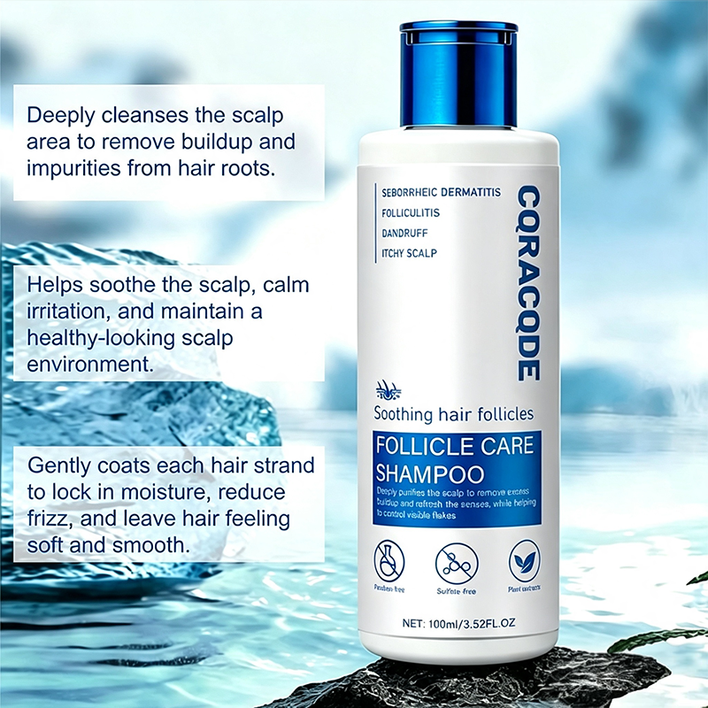 Fol Shampooliculitis for Itchy, Flaky Scalp - Purifying Formula for a Soothed