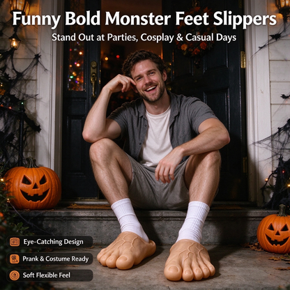 Unisex Monster EVA Sports Flat Slide Sandals - Footwear with Round Toe, EVA Upper 👣