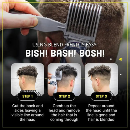 Unisex 4-Piece Hair Cutting Guide Kit - Professional Barber Haircare Equipment✂️