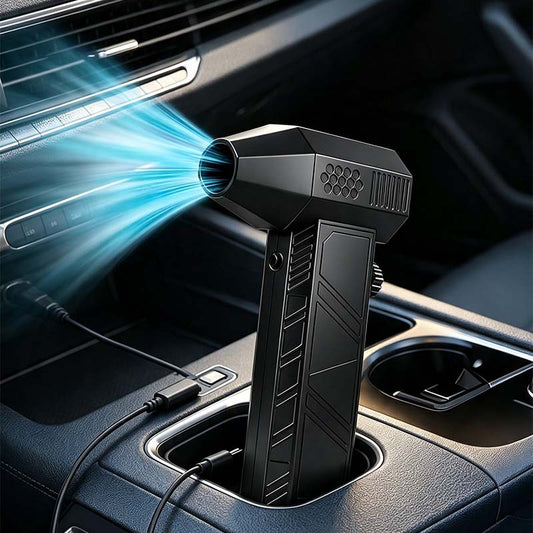 Powerful Cordless Miniaturized Portable Turbo Fan - High-Speed Handheld Rechargeable Type-C Charging 🌪️ 😎