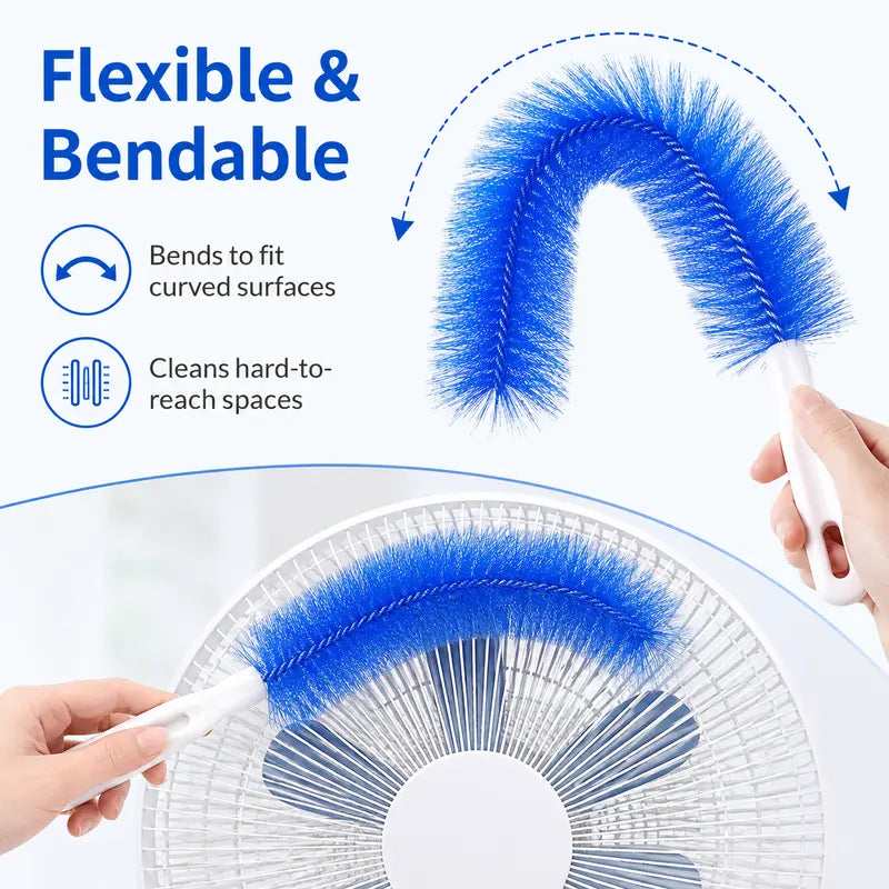 Multi-Purpose Bendable Gap Dust Cleaning Brush for Car & Household, 2 Pack🧹