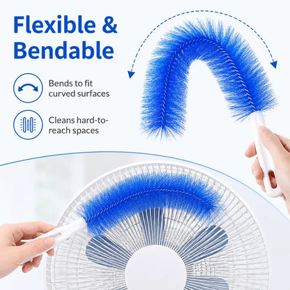 Multi-Purpose Bendable Gap Dust Cleaning Brush for Car & Household, 2 Pack🧹