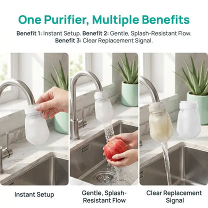 [Fits Faucets < 1"] 50 cotton filter bags disposable Cotton Faucet Filter Bags with 5 fastening straps 💧