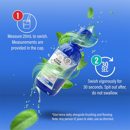 Anti-Gingivitis Oral Rinse with 0.05% CPC, Alcohol & Fluoride Free Therapeutic Mouthwash🦷