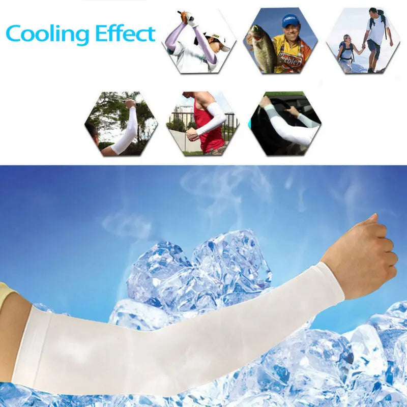 UPF50+ Cooling UV Arm Sleeves for Men Women Youth, Football Sun Covers☀️