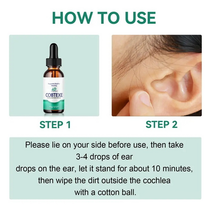 Tinnitus Relief Ear Drops, Clean Earwax & Soothe Ears👂