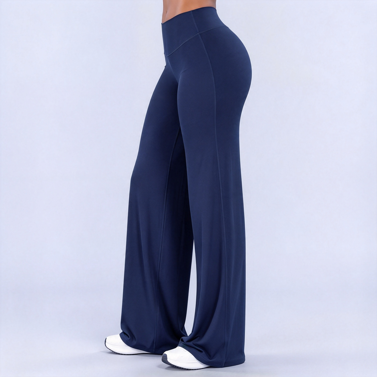 Women’s Light Simple Leopard-Print Wide-Leg Pants - Elastic Waistband, Fluid Drape 🐆