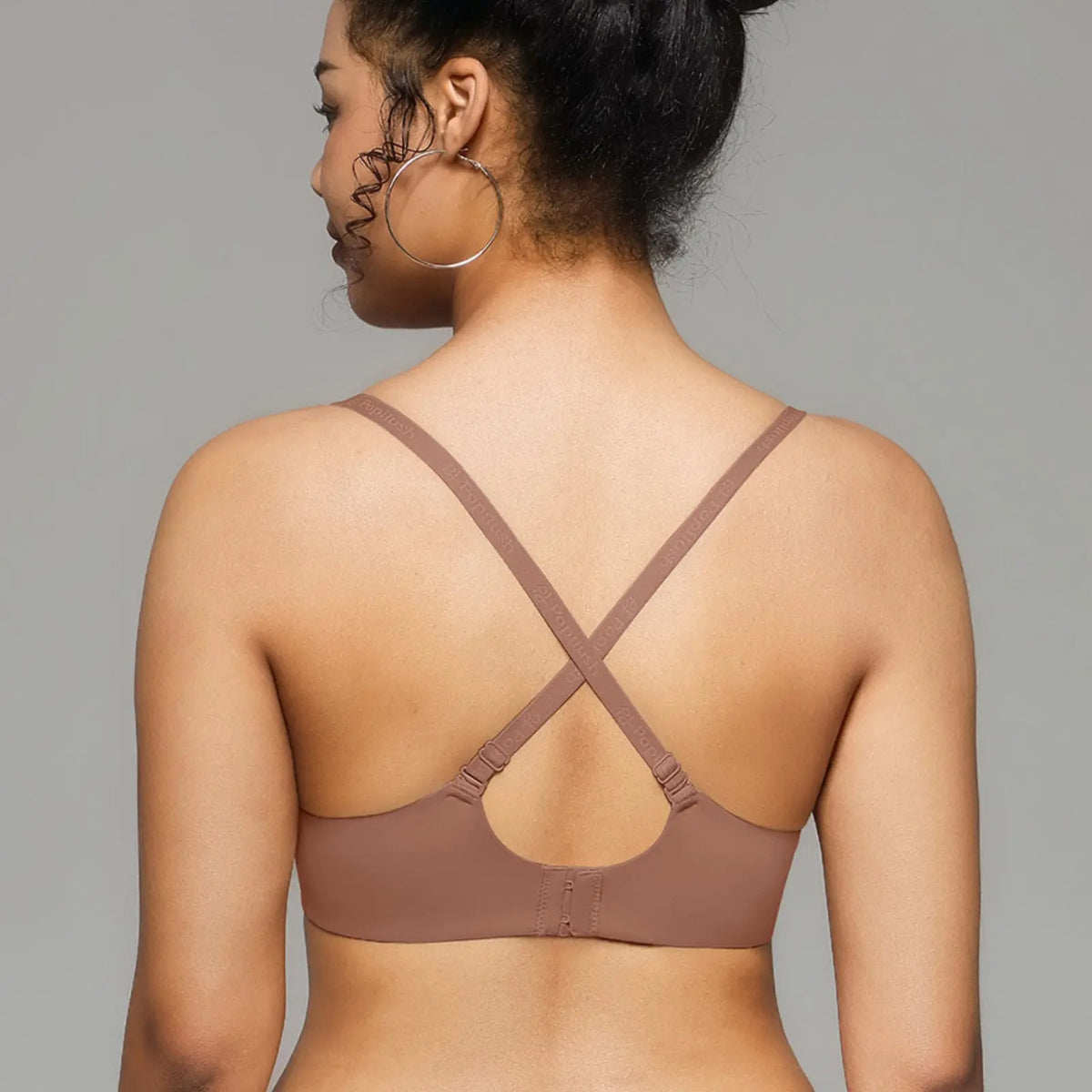 Women's T-Shirt Bra Add 2 Cups Lift Seamless Push Up Padded Underwire Comfort Everyday Bra🌸