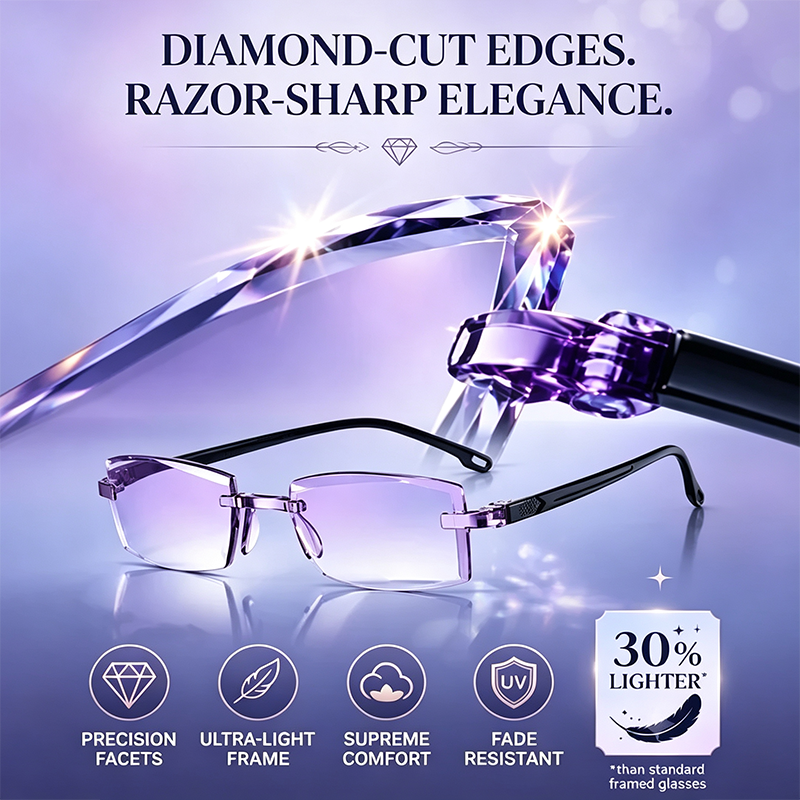 [Regain Your Youthful Vision] Smart Zoom Diamond-Cut Reading Glasses👓