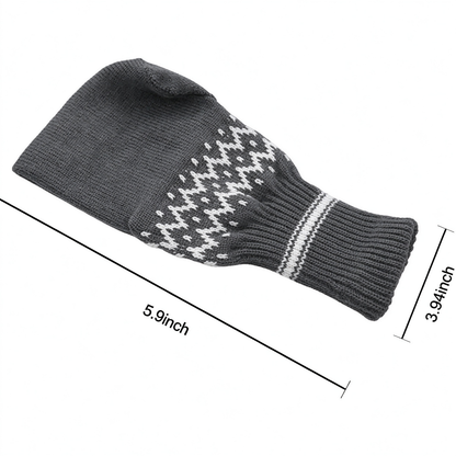 Beer Mitten Gloves - Knit Stitched Drink Mitt Holder for Beverage 🧤🍻