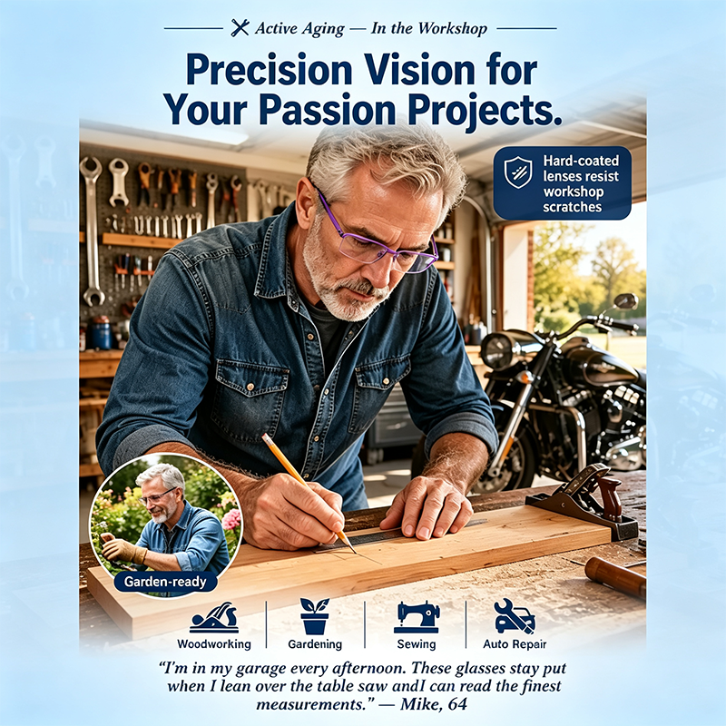 [Regain Your Youthful Vision] Smart Zoom Diamond-Cut Reading Glasses👓