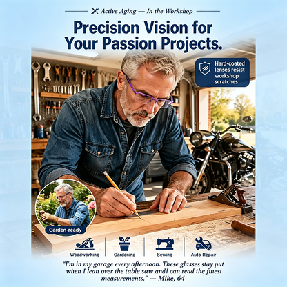 [Regain Your Youthful Vision] Smart Zoom Diamond-Cut Reading Glasses👓