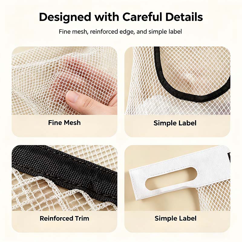 Grocery Garbage Bag Holder Trash Bag Dispenser Sticky Wall Mounted Mesh🛒