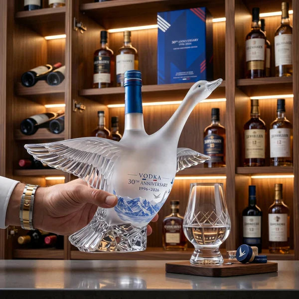 30th Anniversary 3D Sculpted Vodka Bottle