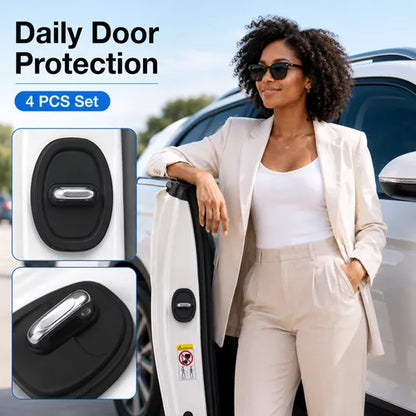 4 Counts Door Latch Lock Cover, Experience seamless installation with our self-adhesive design 🚗