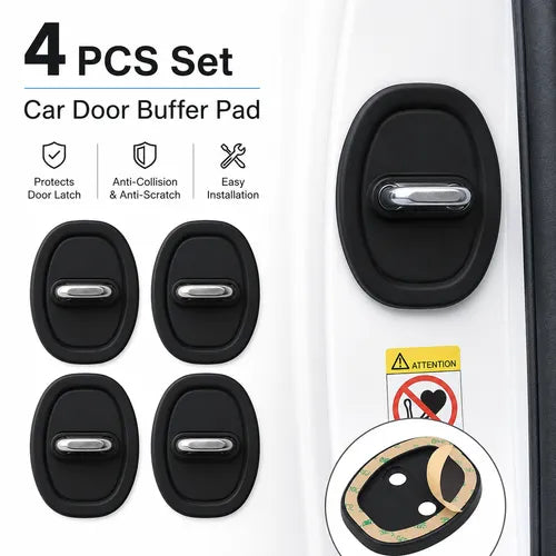 4 Counts Door Latch Lock Cover, Experience seamless installation with our self-adhesive design 🚗