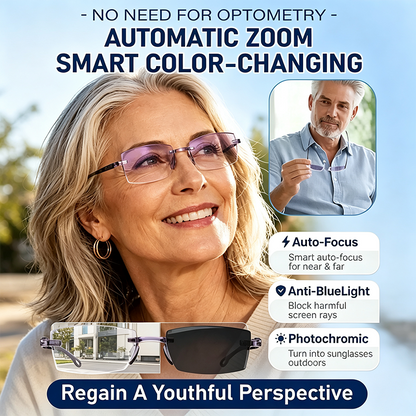 [Regain Your Youthful Vision] Smart Zoom Diamond-Cut Reading Glasses👓