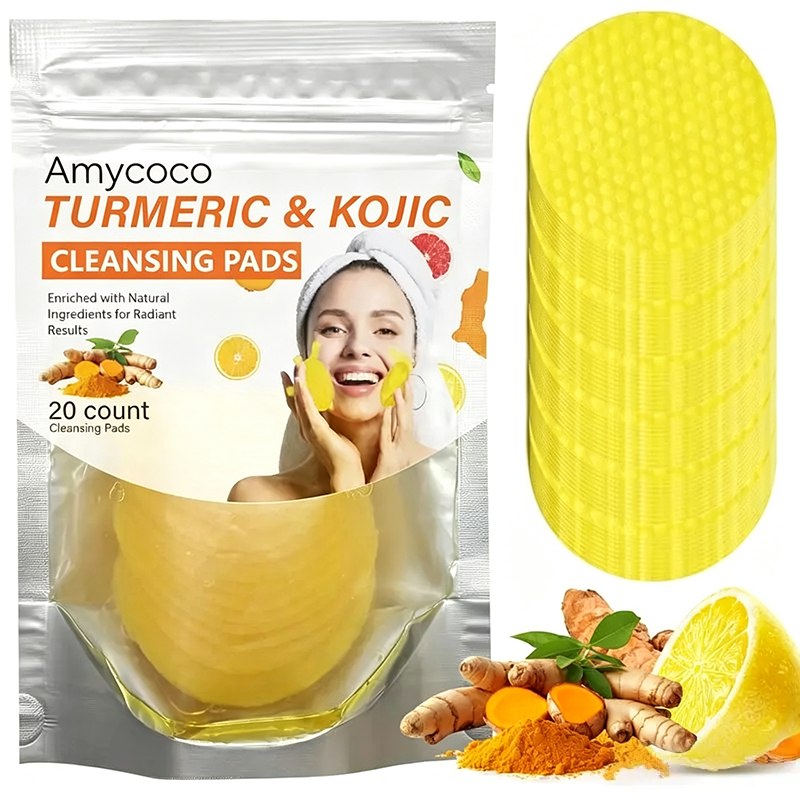 Turmeric & Kojic Acid Cleansing Pads - 20pcs NormalSkin Gentle Facial Cleanser Pads 🧖‍♀️