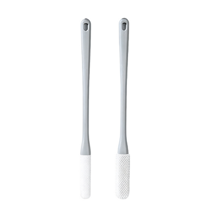 Long-Handle Silicone Soft Pedicure Tool, Shower Foot Cleaning Brush 🚿🦶