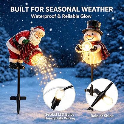 🎅Christmas Early  🎁 Santa’s Magic Pour – Flowing LED Christmas Garden Light